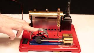 Mamod SP6 Model Steam Engine Running on Steam | Live Steam