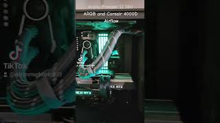 Arctic Freezer II 360mm ARGB in Corsair 4000D Airflow computer case