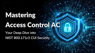 Access Control AC Your Deep Dive into NIST 800 171r3 CUI Security