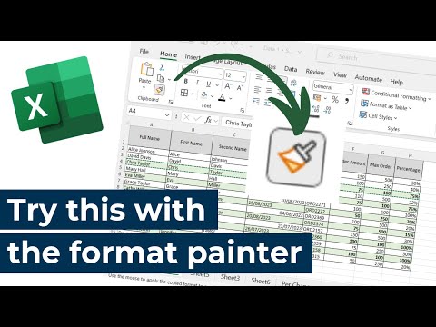 Microsoft Excel – Quickly copy formatting into multiple cells