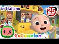 Ruote sull'autobus (versione scolastica) | CoComelon Italiano - Canzoni per Bambini