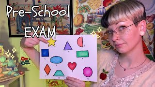 ASMR Pre-School Entrance Exam 👩‍🏫 Roleplay for Relaxation and Sleep😴