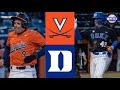 Virginia vs Duke Highlights (Great Game!) | 2022 College Baseball Highlights