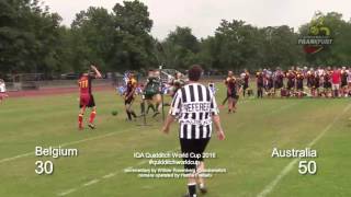 Quidditch World Cup 2016 - Australia vs. Belgium - Pool Play