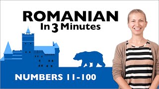 Romanian in Three Minutes - Numbers 11-100