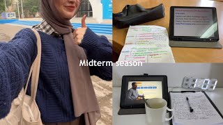 امتحانات المد |طالبة صيدلة💊|Pharmacy student Vlog