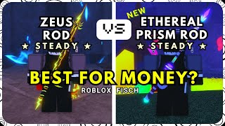 Mariana's Veil UPDATE: Zeus Rod vs Ethereal Prism Rod: Which One Makes More Money? | Roblox Fisch