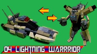 QMAN Lightning Warrior (Transformable) │ 166PCS Compatible with LEGO Bricks