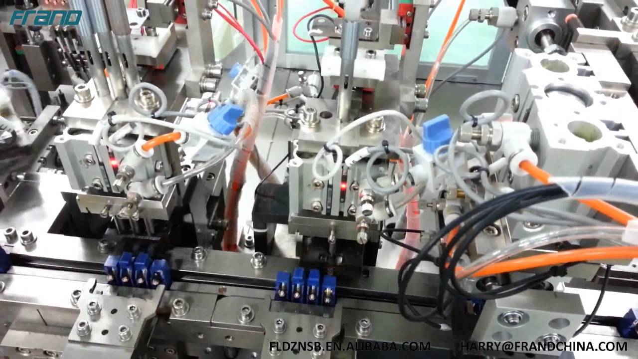 Automatic Assembly Machine 002 Youtube