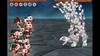 Ninja Warz - Boss Fight - Mecha Genbu Defeated in Battle.avi