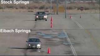 Eibach Springs - Slalom Comparison Test