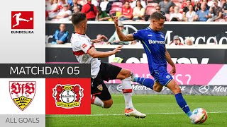 Wirtz inspires his team to win! | VfB - Leverkusen 1-3 | All Goals | Matchday 5 – Bundesliga 21/22
