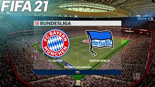 Bayern Munich vs Hertha Berlin - Sat, Aug 28 Bundesliga 2021/2022 | Gameplay & Prediction
