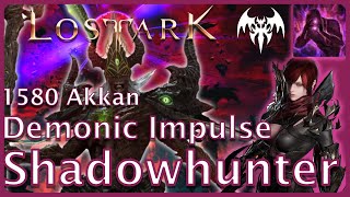 Lost Ark - Solo Akkan Demonic Impulse Shadowhunter 1580