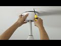 how to install 42 inch crystal ceiling fan with lights dllt