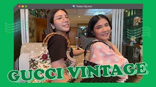 เปิดกรุกระเป๋า Gucci Vintage สุดหวงของคุณแม่ l PAPUEAN SKULTHAI