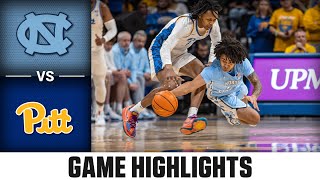 North Carolina vs. Pitt Game Highlights | 2023-24 ACC Men’s Basketball