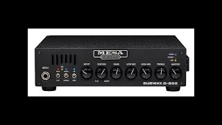 Unboxing Mesa Boogie Subway D-800 Bass Amp