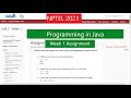 NPTEL Programming in Java Week 1 Assignment Solutions |@OPEducore