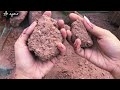 stony red dirt dry floor crumbling satisfying sound relaxing video