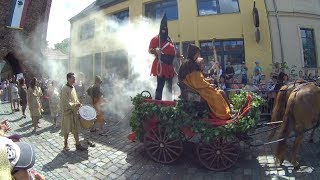 Hussitenfest Bernau 2017 Der Festumzug Teil 1  10.6.2017