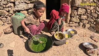 stinging nettle soup || lajimbudha ||