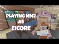 MM2 GAMEPLAY AS EIC0RE! (KEYBOARD ASMR)