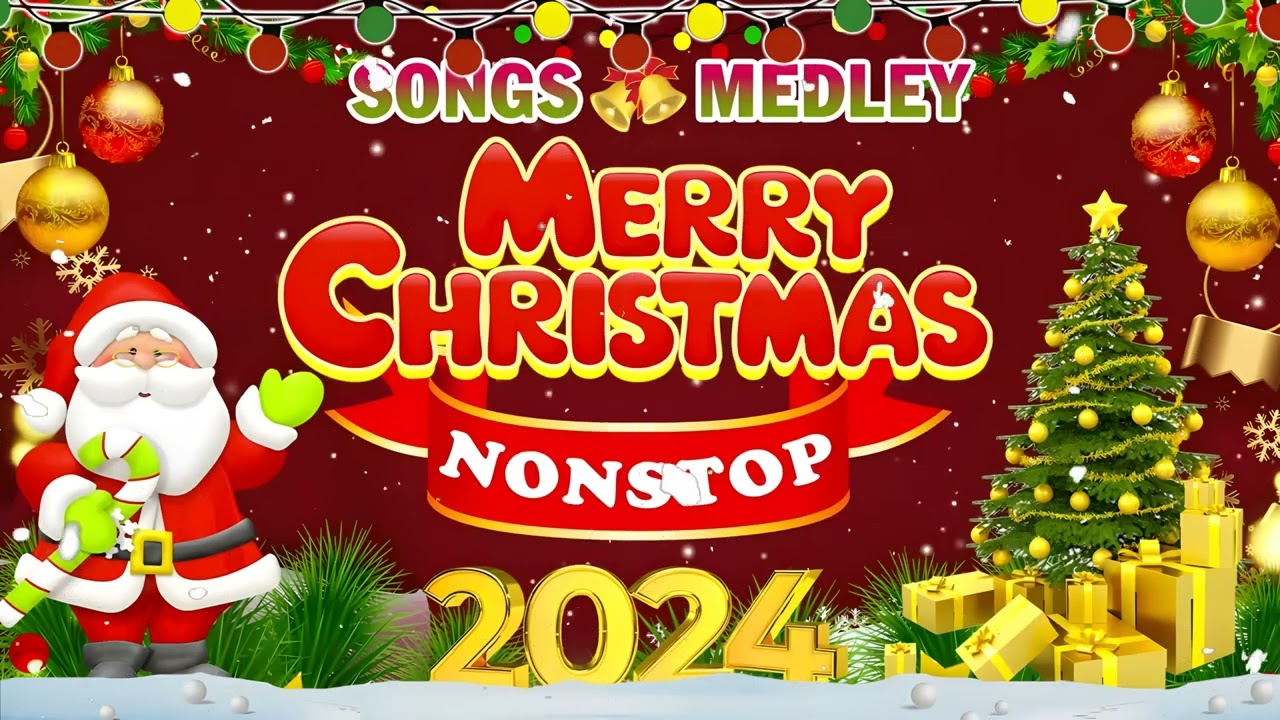 Non Stop Christmas Songs Medley 2024 🎄🎅 Top 100 Christmas Nonstop Songs ...