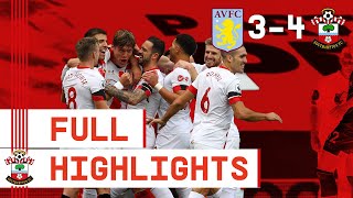 HIGHLIGHTS: Aston Villa 3-4 Southampton | Premier League