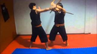 Tactical Thai Sword : easy trick from me : by Kru Thod