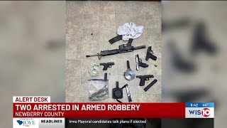 Two men arrested in connection with armed robbery and shooting of a man