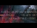 Tom Macdonald & Adam Calhoun - Soldier (Lyric Video) - Brave Album