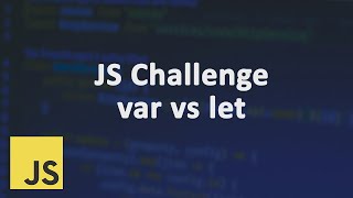 JS Interview Challenges - var vs let (Arabic)