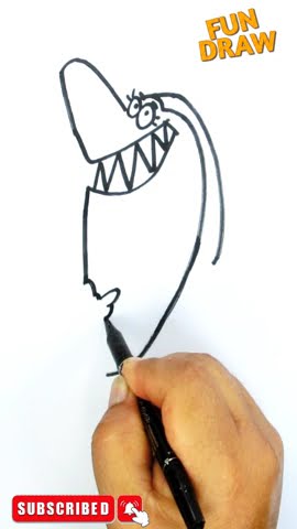 How To Draw Jabberjaw The Shark Jabberjaw Cartoon Howtodraw