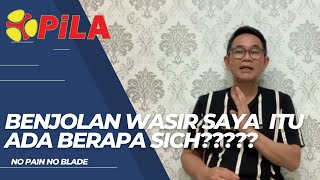 benjolan wasir saya  itu ada berapa sich ❓❓