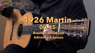 Dream Guitars - 1926 Martin 00-45, Brazilian Rosewood/Adirondack Spruce #guitardemo #vintageguitars