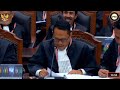 hakim arief geram belum pernah bersidang di mk ya...