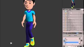 Walk Cycle With Blender 3D Animation
