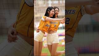 美人な二人。#夏蕾 #儀諪 #台湾チア #cheerleader #치어리더 #passionsisters  2024/4/14【台湾チアTVプラス】