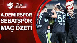 Adana Demirspor 4-3 Sebat Gençlik Spor | MAÇ ÖZETİ | Ziraat Türkiye Kupası 4. Tur Maçı | 03.12.2024