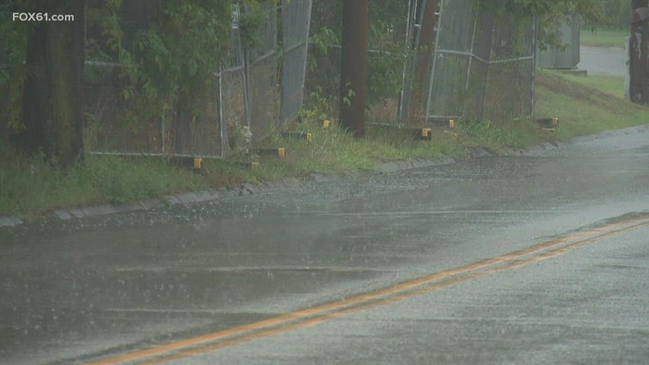 Heavy Rain Causes Flash Flooding In Connecticut - YouTube