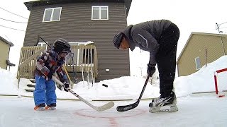 GoPro: Father and Son Backyard Hockey Fun