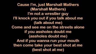 Eminem - Marshall Mathers Hq Lyrics