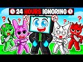 Blocky Ignored SPRUNKI GIRLS For 24 Hours...