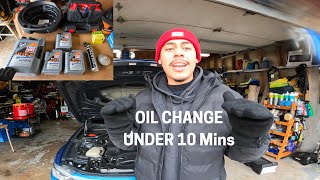 How to do a Oil Change in UNDER 10 Minutes for YOUR BMW