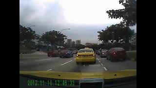 idiot driver at Marymount Rd SJK7410C