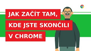 Obnovení stránek po zavření chrome