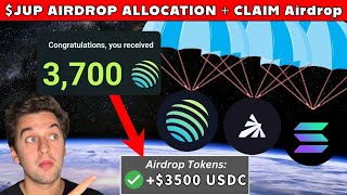 Jupiter AIRDROP Allocation + Claim 3 SOLANA Airdrop - DO THIS NOW