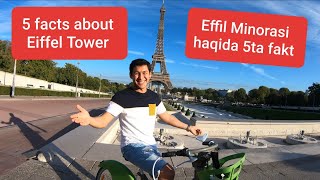 #JamshidRajabov 5 FACTS ABOUT EIFFEL TOWER - Efil Minorasi haqida 5ta fakt