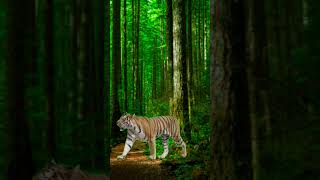 Tigers in the forest